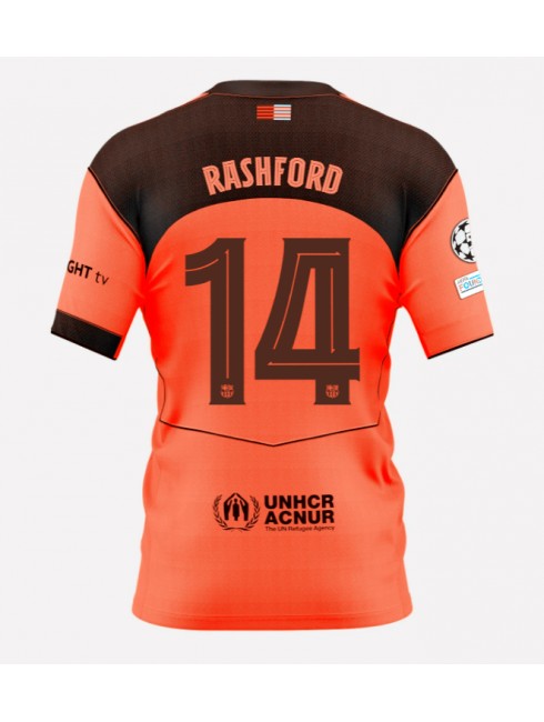 Billige Barcelona Marcus Rashford #14 Tredjedrakt 2025-26 Kortermet Billige Barcelona Marcus Rashford #14 Tredjedrakt 2025-26 Kortermet